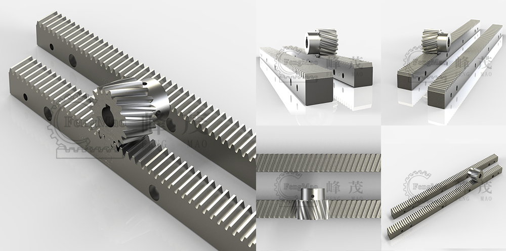 高精度研磨磨齒斜齒條模數1.5-10産品展示