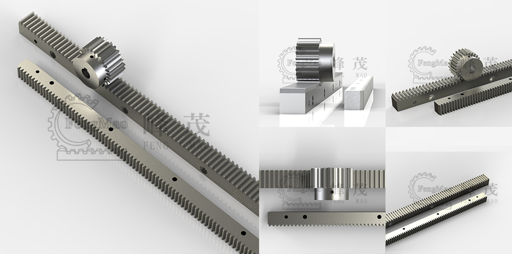 高精度研磨磨齒直齒條模數1.5-10産品展示